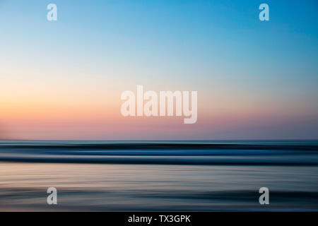 Idyllic ocean view at sunset, Sayulita, Nayarit, Mexico Stock Photo