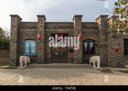 Ancient architecture of Donga Jiao City Stock Photo