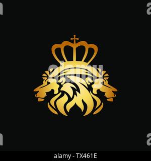This is The Lion. The Lion can be use for all kind of creative business Stock Vector