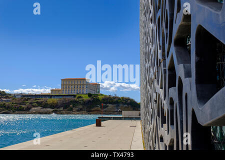 France, Marseille, Museum of European and Mediterranean Civilisations, MuCEM and Pharo palace