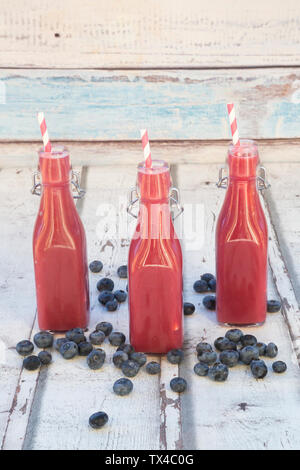 Download Blueberry Smoothie In A Glass Bottle Stock Photo Alamy Yellowimages Mockups