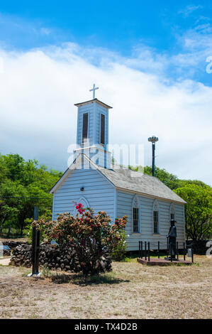Hawaii, island of Molokai, St. Joseph's church Stock Photo