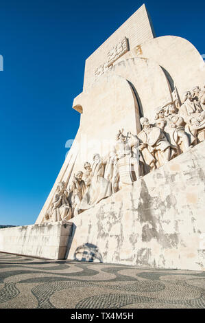 Portugal, Lisbon, Belem, Monument to the Discoveries Stock Photo