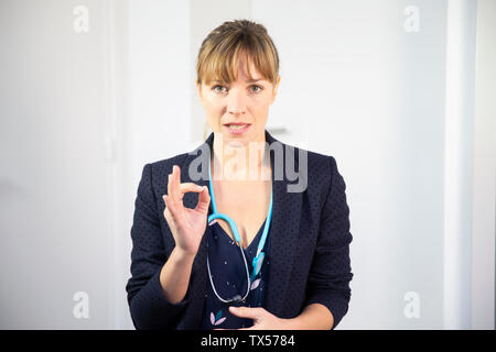 A female doctor Stock Photo