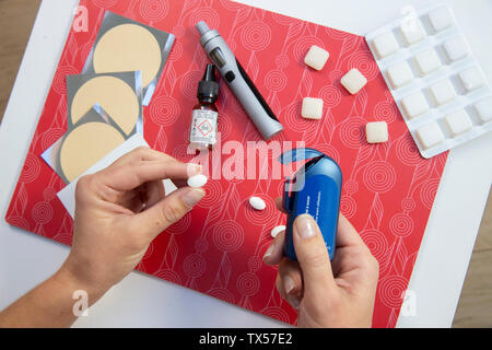 Nicotine substitutes Stock Photo