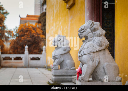 Baotong Zen Temple, Hongshan District, Wuhan, Jiangcheng Stock Photo