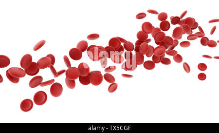 3d rendered platelet model Stock Photo