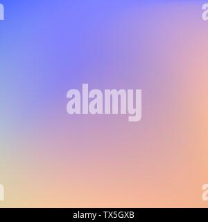Abstract soft color blend background. Orange and blue gradient. Vector illustration Stock Vector