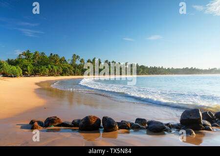 Talalla beach, Southern Province, Sri Lanka Stock Photo