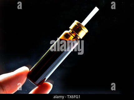 Traditional Chinese Medicine Oral Liquid Stock Photo