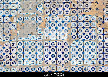 Background of vintage ceramic tiles Stock Photo