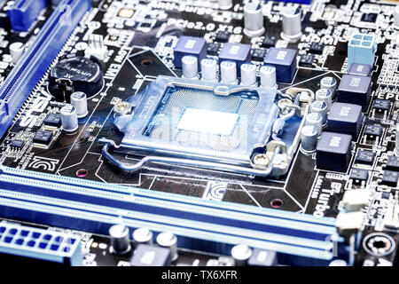 Computer motherboard. Stock Photo