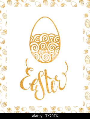 Easter egg design element Stock Vector