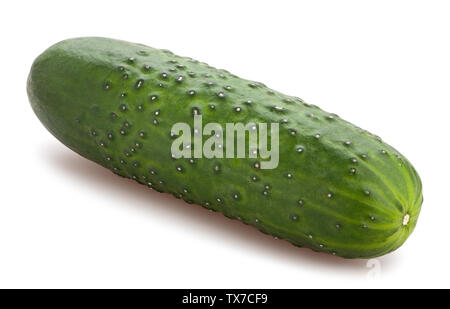 cucumber path isolated on white Stock Photo