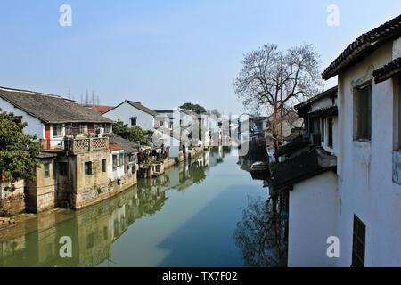 Scenery of the ancient town of Zhujiajiao, Qingpu, Shanghai Stock Photo