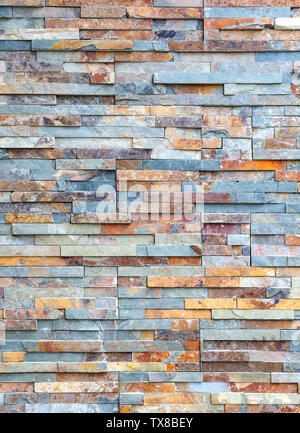 pattern of decorative stone wall background Stock Photo