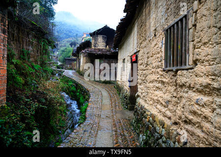 Lenggang Village, Lishui, Zhejiang Province Stock Photo