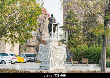 Budapest, NOV 10: Exterior view of the statue of Béla Kovács on NOV 10, 2018 at Budapest, Hungary