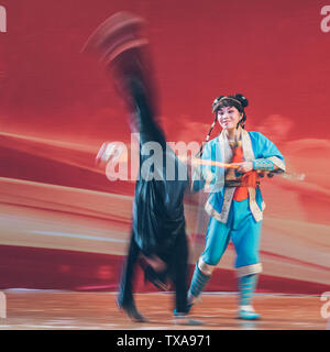 Cantonese Opera Performance Stock Photo