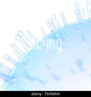 3d rendered medically accurate illustration of a cell surface Stock Photo
