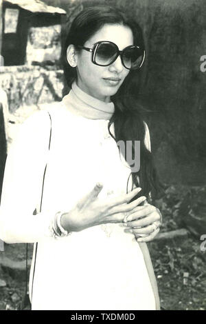 Shabana Azmi, Indian Bollywood hindi movie film star actress, India, Asia Stock Photo