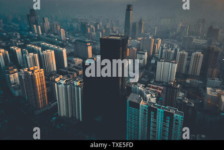 Lanzhou dusk Stock Photo