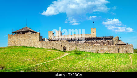 Panoramic view to ruins of Livonian Order Castle. Rakvere, Estonia, Baltic States, Europe Stock Photo