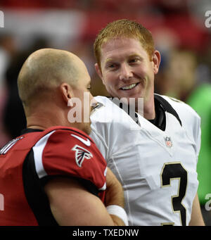 New Orleans Saints kicker Shayne Graham (3) celebrates a field goal ...