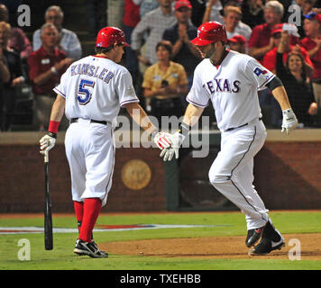 Mitch Moreland, member of both Rangers' World Series runs