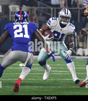 September 10, 2017: Dallas Cowboys defensive end Benson Mayowa #93 during  an NFL football game between the New York Giants and the Dallas Cowboys at  AT&T Stadium in Arlington, TX Dallas defeated