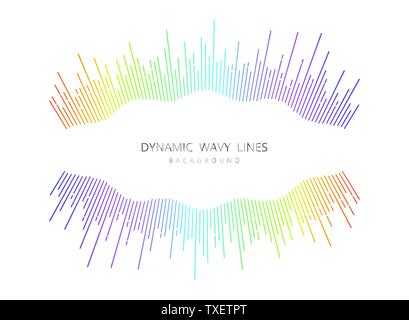 Abstract music wavy line colorful cover pattern design background. You can use for cover design template, artwork, ad, poster, future design. Stock Vector