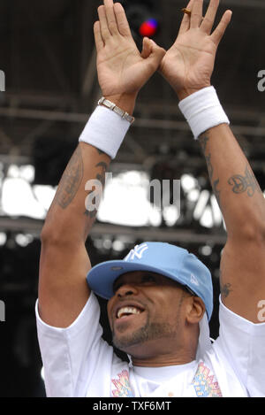 Wu-Tang Clan performs at the Virgin Festival at Pimlico Raceway in Baltimore, Maryland on August 5, 2007. (UPI Photo/Alexis C. Glenn) Stock Photo