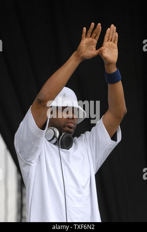 Wu-Tang Clan performs at the Virgin Festival at Pimlico Raceway in Baltimore, Maryland on August 5, 2007. (UPI Photo/Alexis C. Glenn) Stock Photo