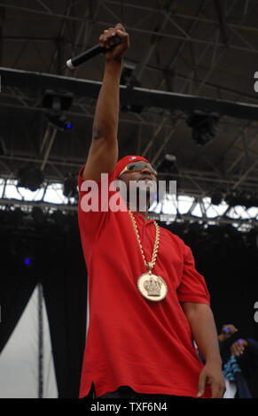 Wu-Tang Clan performs at the Virgin Festival at Pimlico Raceway in Baltimore, Maryland on August 5, 2007. (UPI Photo/Alexis C. Glenn) Stock Photo