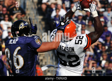 Ravens tight end todd heap hi-res stock photography and images - Alamy