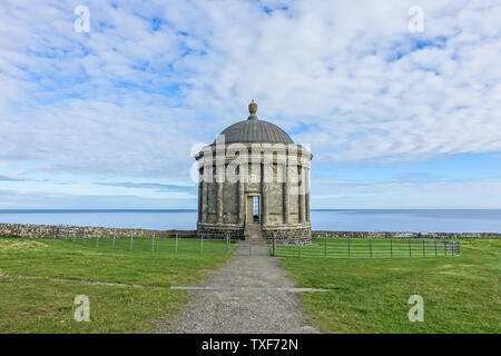 Mussenden Temple on a sunny day Stock Photo