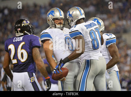 January 04, 2015: Detroit Lions wide receiver Calvin Johnson #81 during an  NFL Playoff football game between the Detroit Lions and the Dallas Cowboys  at AT&T Stadium in Arlington, TX Stock Photo - Alamy