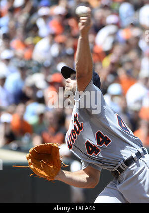 Daniel Norris #44 of the Detroit Tigers looks on during Spring