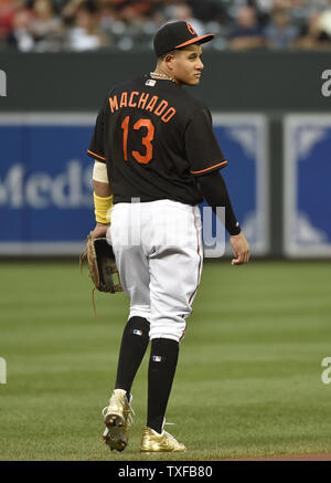 File:Orioles third baseman Manny Machado takes batting practice on