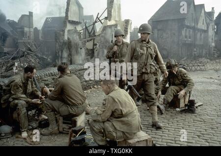 Saving Private Ryan  Year : 1998 USA Director : Steven Spielberg Matt Damon, Tom Hanks Stock Photo