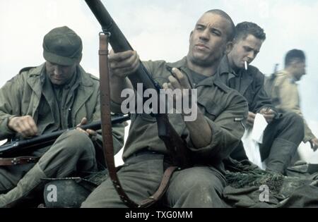 Saving Private Ryan  Year : 1998 USA Director : Steven Spielberg Tom Sizemore, Vin Diesel Stock Photo