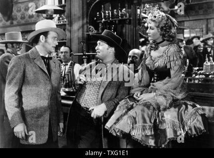 In Old California  Year: 1942 USA John Wayne, Albert Dekker, Binnie Barnes  Director: William C. McGann Stock Photo