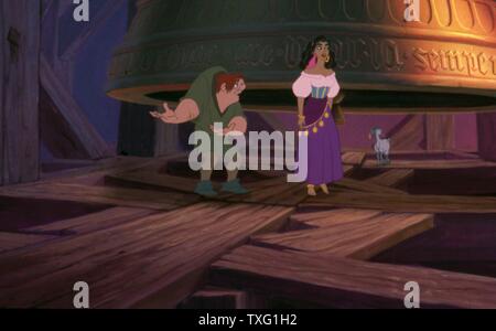 The Hunchback of Notre Dame  Year: 1996 USA Director: Gary Trousdale, Kirk Wise Animation Stock Photo