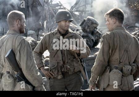 Saving Private Ryan  Year : 1998 USA Director : Steven Spielberg Tom Hanks, Matt Damon Stock Photo