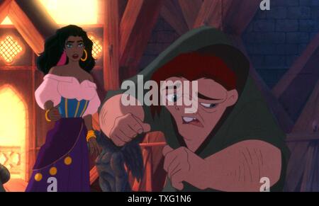 The Hunchback of Notre Dame  Year: 1996 USA Director: Gary Trousdale, Kirk Wise Animation Stock Photo