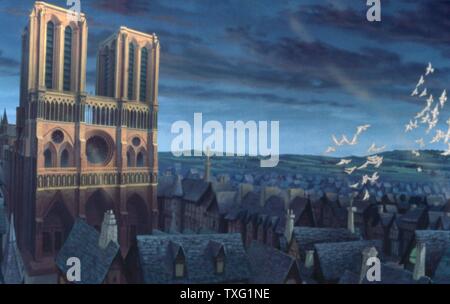 The Hunchback of Notre Dame  Year: 1996 USA Director: Gary Trousdale, Kirk Wise Animation Stock Photo