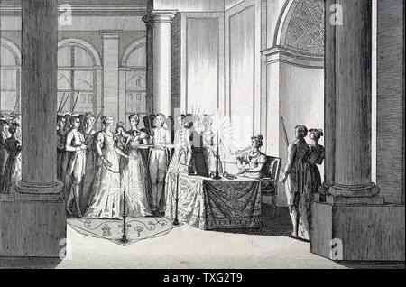 A "secret initiation" ceremony Stock Photo - Alamy