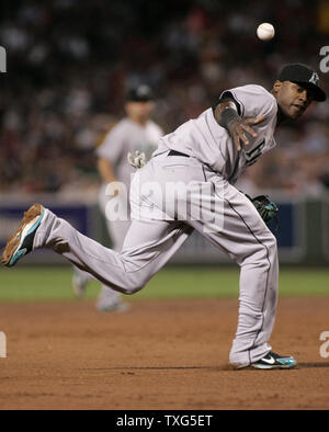 This is a 2009 photo of Mike Lowell of the Boston Red Sox baseball team.  This image reflects the Boston Red Sox active roster as of Sunday, Feb. 22,  2009 when this