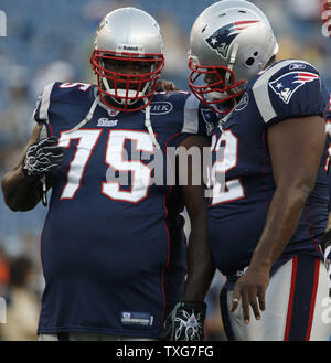 19 September 2010: New England Patriots defensive tackle Gerard Warren (92)  during the Jets 28-14 win over the Patriots at the New Meadowlands Stadium  in East Rutherford, New Jersey The Jets defeated