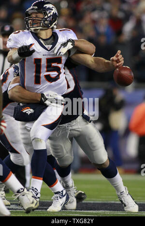 New England Patriots quarterback Tom Brady passes against the Seattle  Seahawks at CenturyLink Field in Seattle, Washington on October 14, 2012.  With 1:18 remaining the Seahawks rallied for 14 points to stun